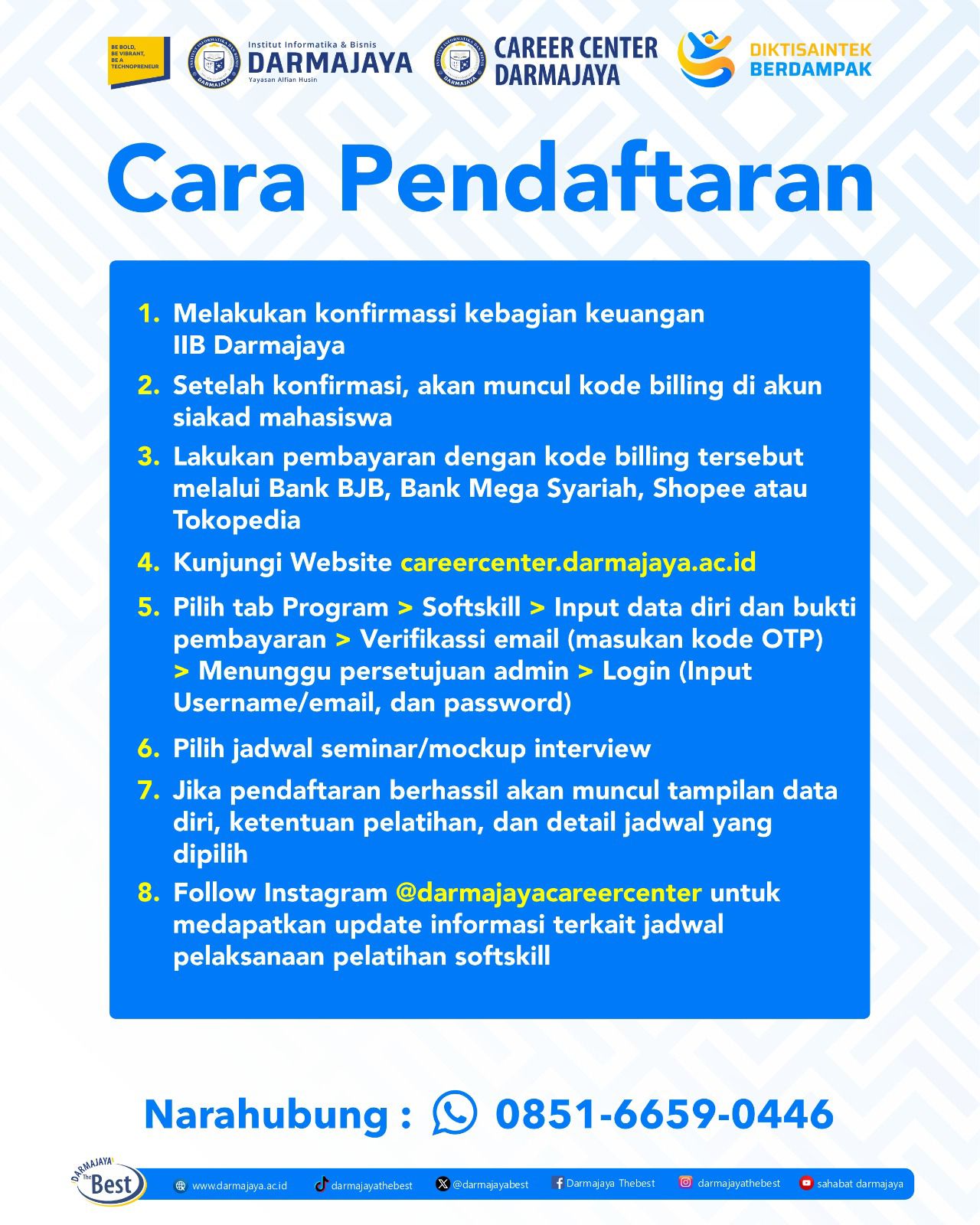 CARA PENDAFTARAN SOFTSKILL